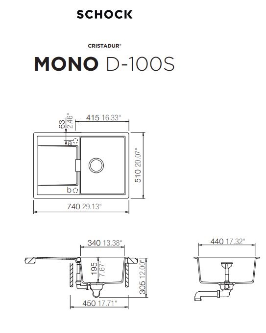 Schock Cristadur MONO D-100S Magma NOVÝ NEVYBALENÝ - 3