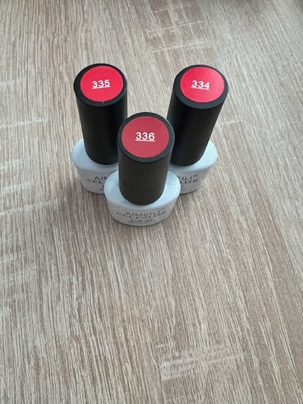 Sada 12 ks laků AIMEILI na nehty pro UV lampy (334-345) - 3