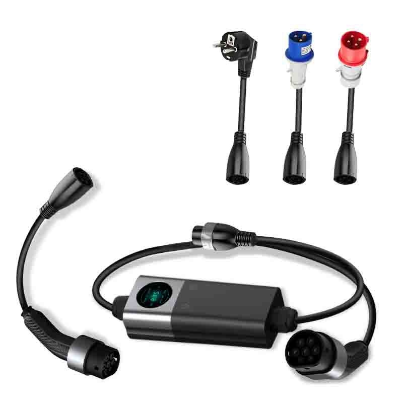 Wallbox / nabíječka elektomobilu 22kW, 3F, přenosná - nová - 3