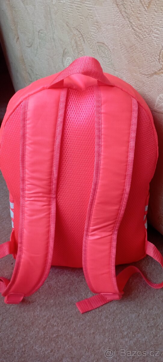 Nový neon růžový batoh zn."ADIDAS" - 3