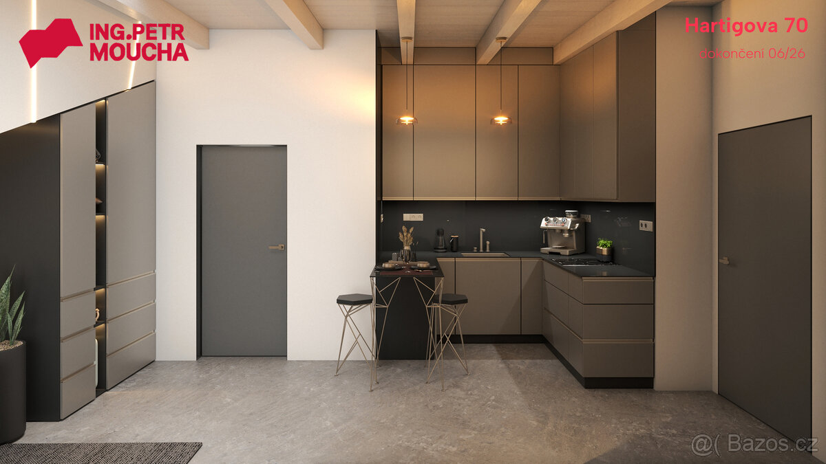 Byt 1+kk s terasou v revitalizovaném bytovém domě - 3