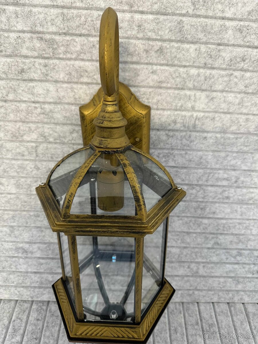 Stylová venkovní lucerna – nástěnné svítidlo(471) - 3