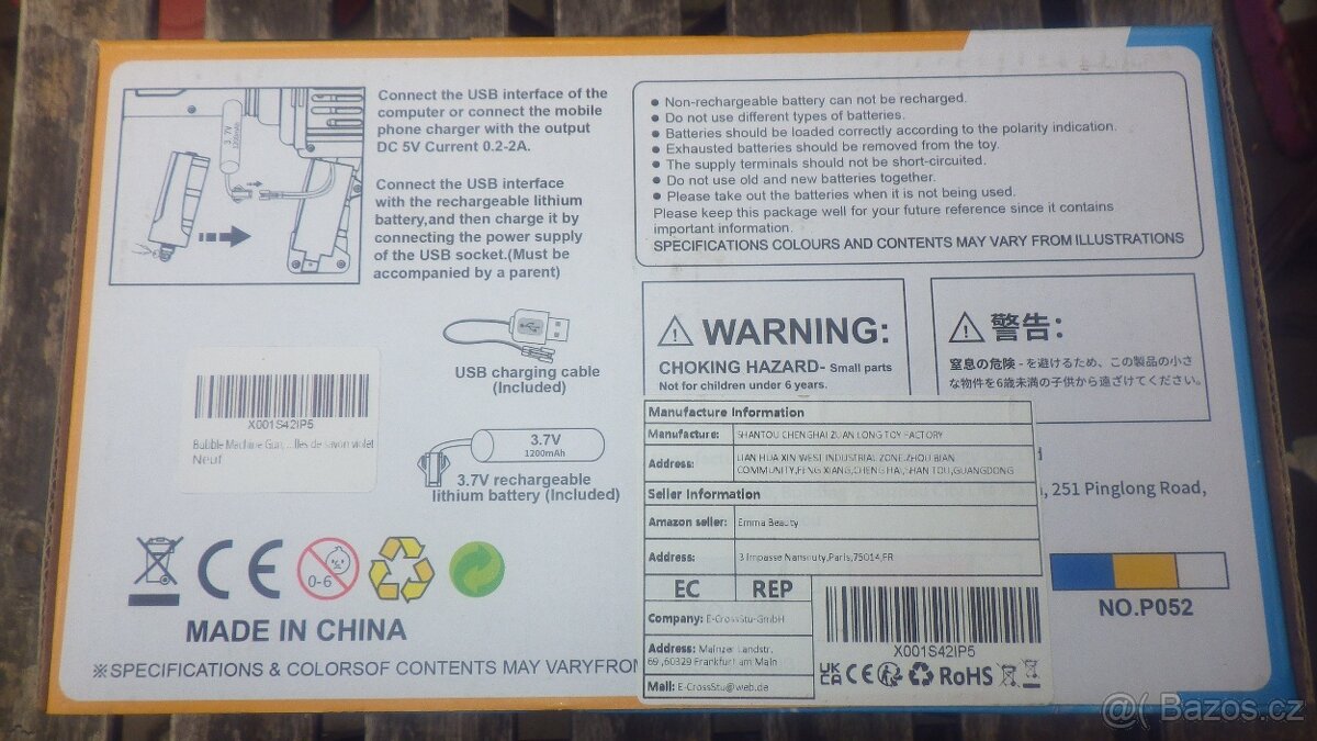 Bublifuková pistole BAZOOKA - 3