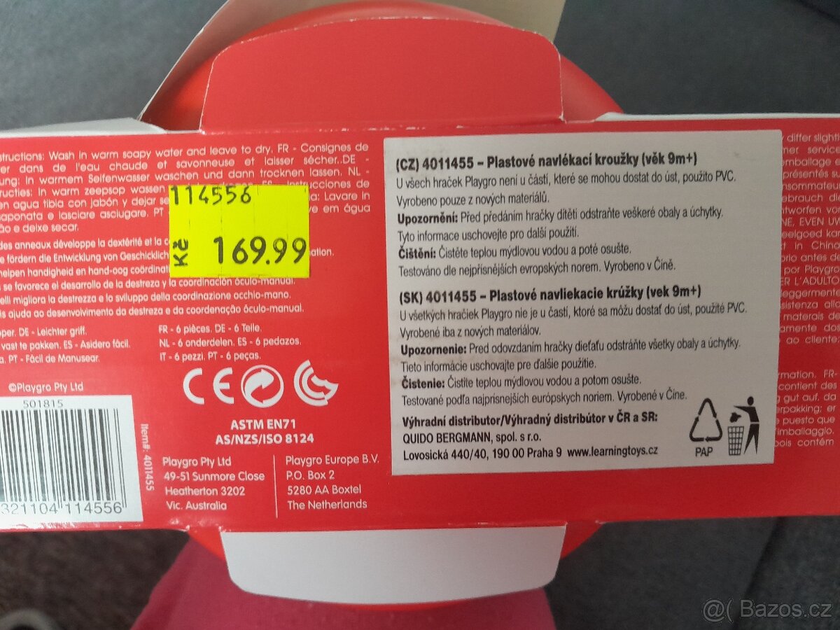 Plastové navlékací kroužky - 3