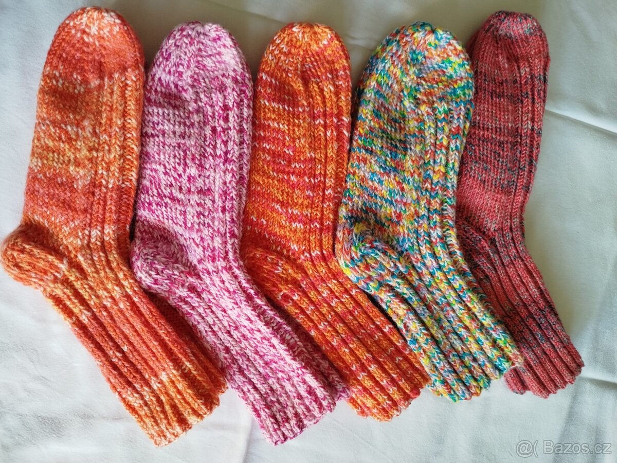 pletené ponožky - 3