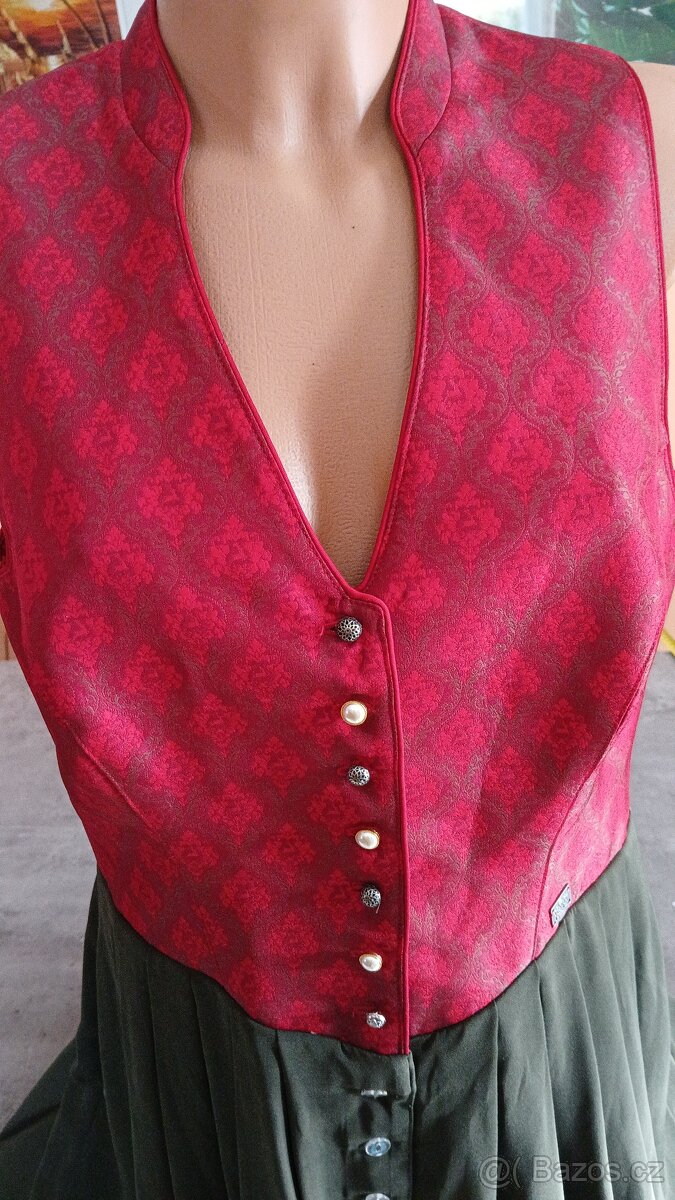 Krojové šaty dirndl Spieth & Wensky vel.M - 3