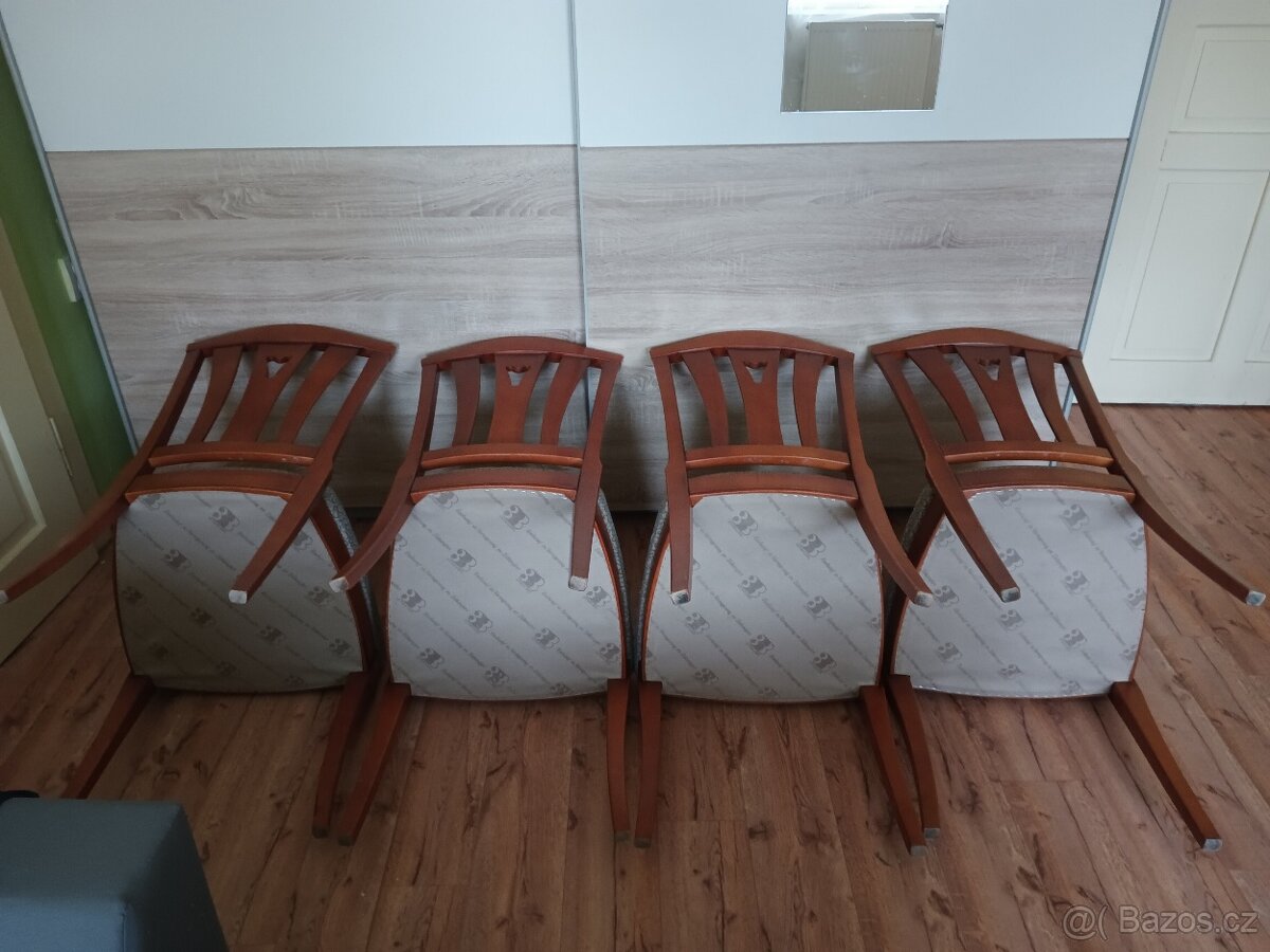 Jídelní židle masiv 4ks - 3