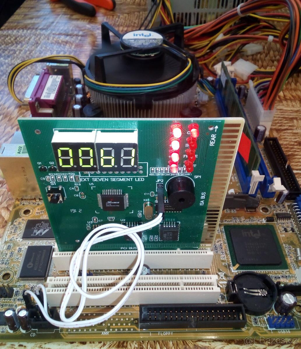 Diagnostická karta nové / historické a staré PC. PCI, ISA - 3