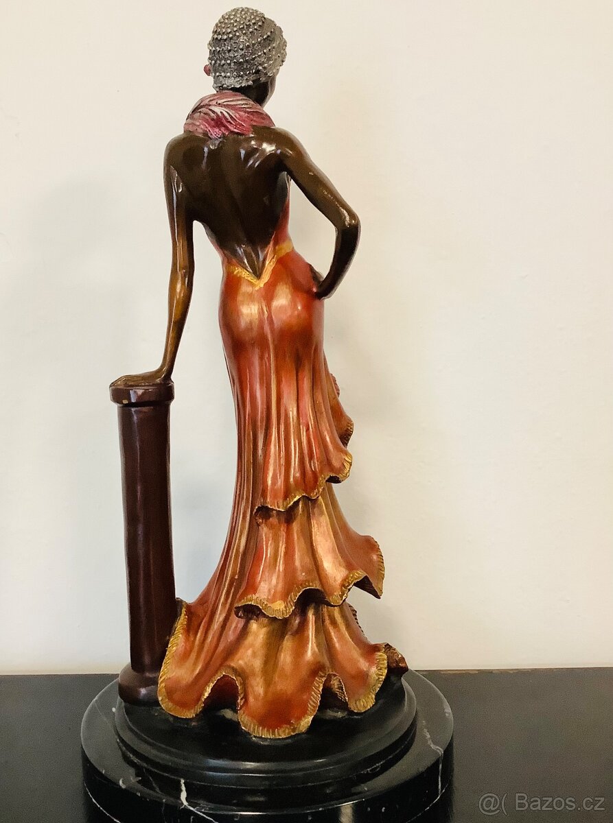 Starožitná bronzová socha Francie - 3