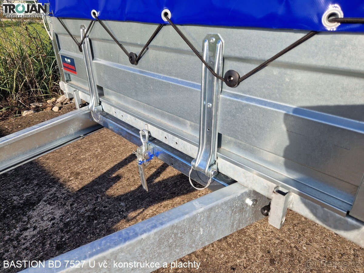 Nákladní přívěs BASTION 7527 U vč. konstrukce a plachty - 3