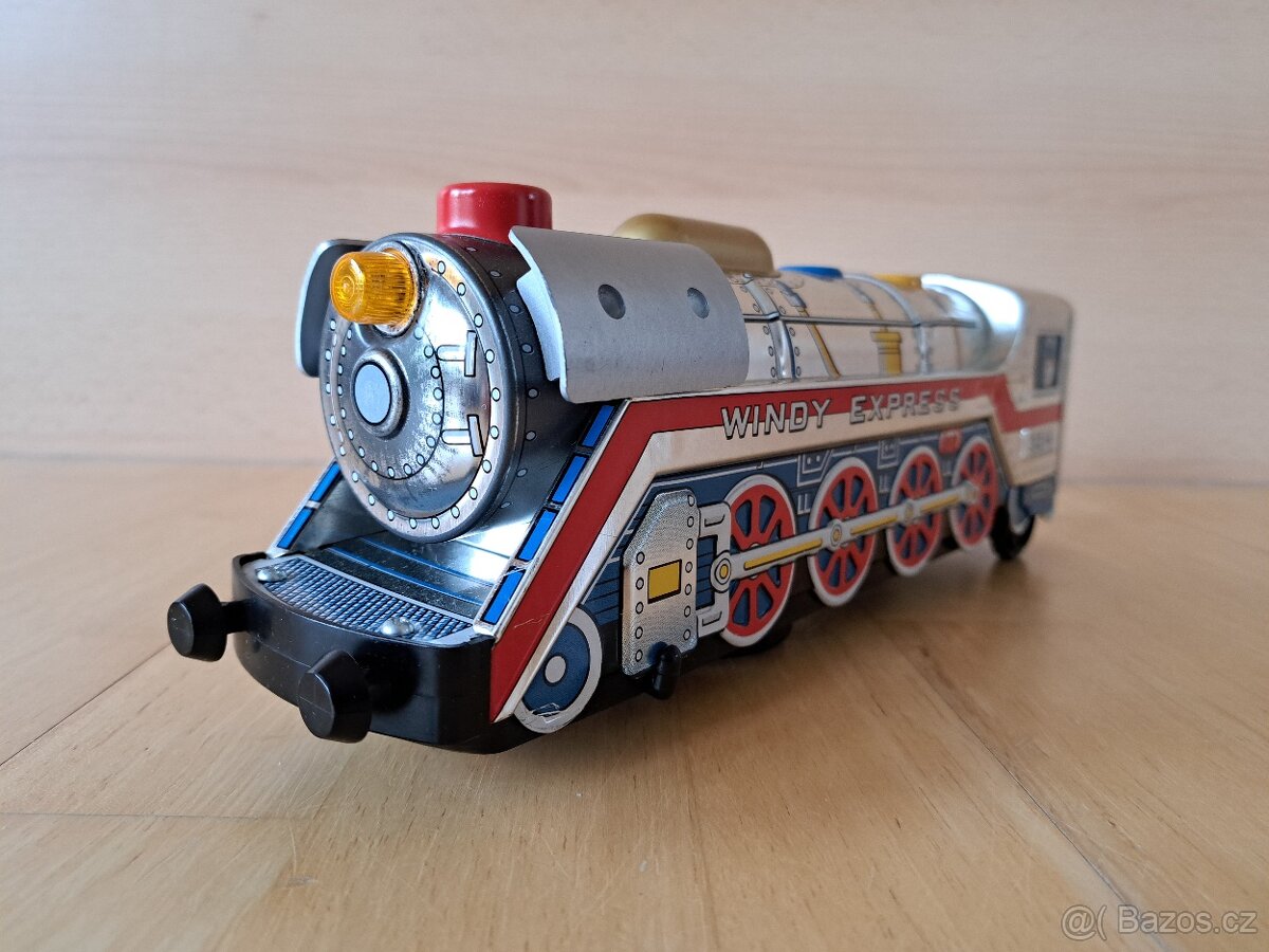 Stará retro hračka - Lokomotiva - Windy Express - 3