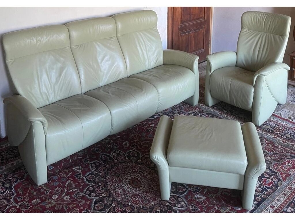 Luxusní moderní kožená souprava 3+1,2706 - 3