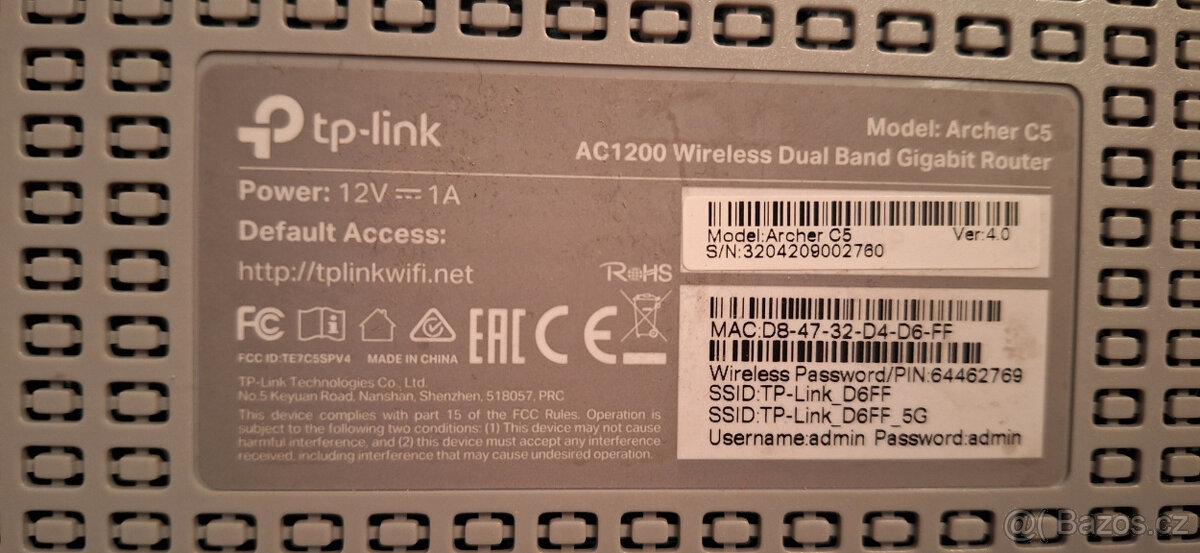 Wi-Fi TP-Link Archer C50 V4 - 3