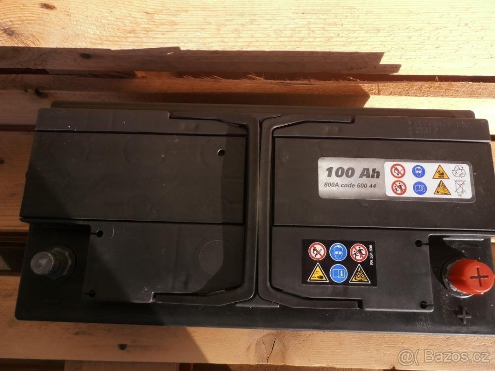autobaterie 12V 100Ah - 3