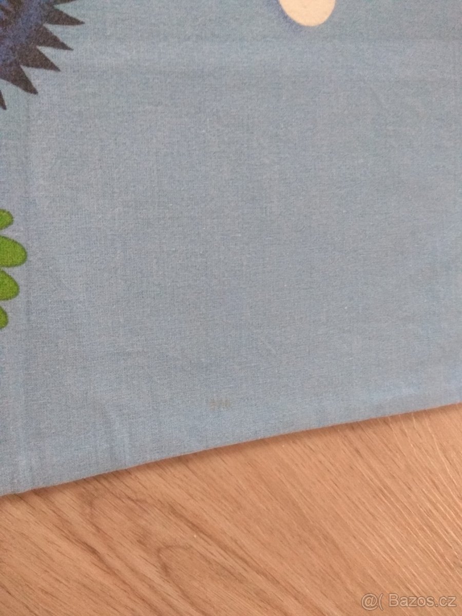 Povlečení do postýlky - Krteček, zelená kostička - 3