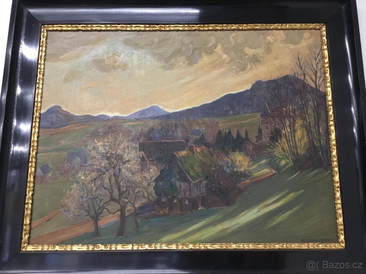 Obraz olej Rudolf Poeschmann - 3