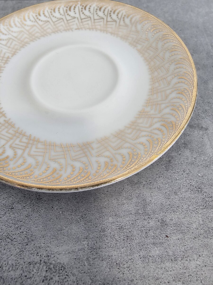 Retro porcelánový podšálek Bavaria - 3