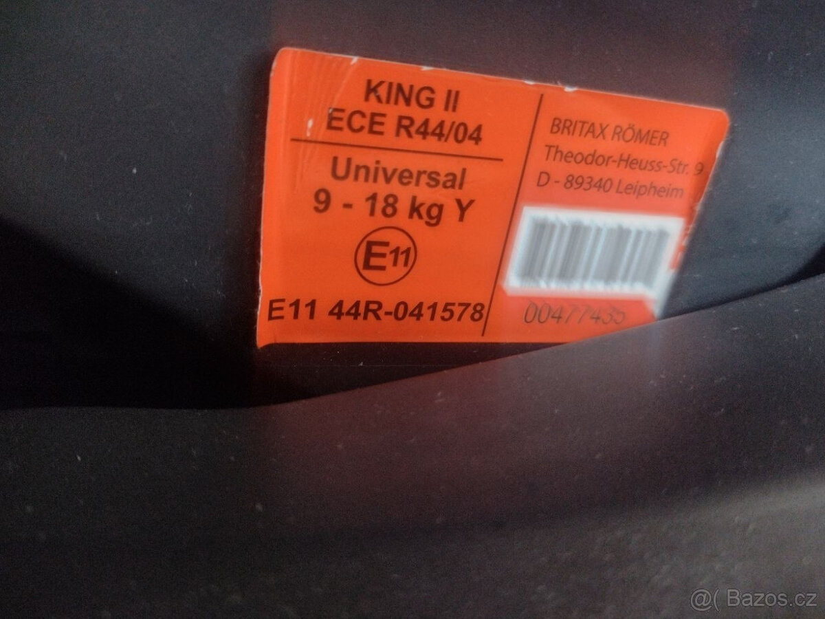 Britax Römer King II 9-18 kg - 3