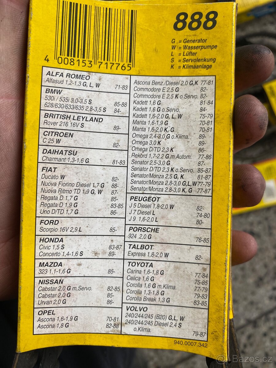 Řemeny trubky topení - 3