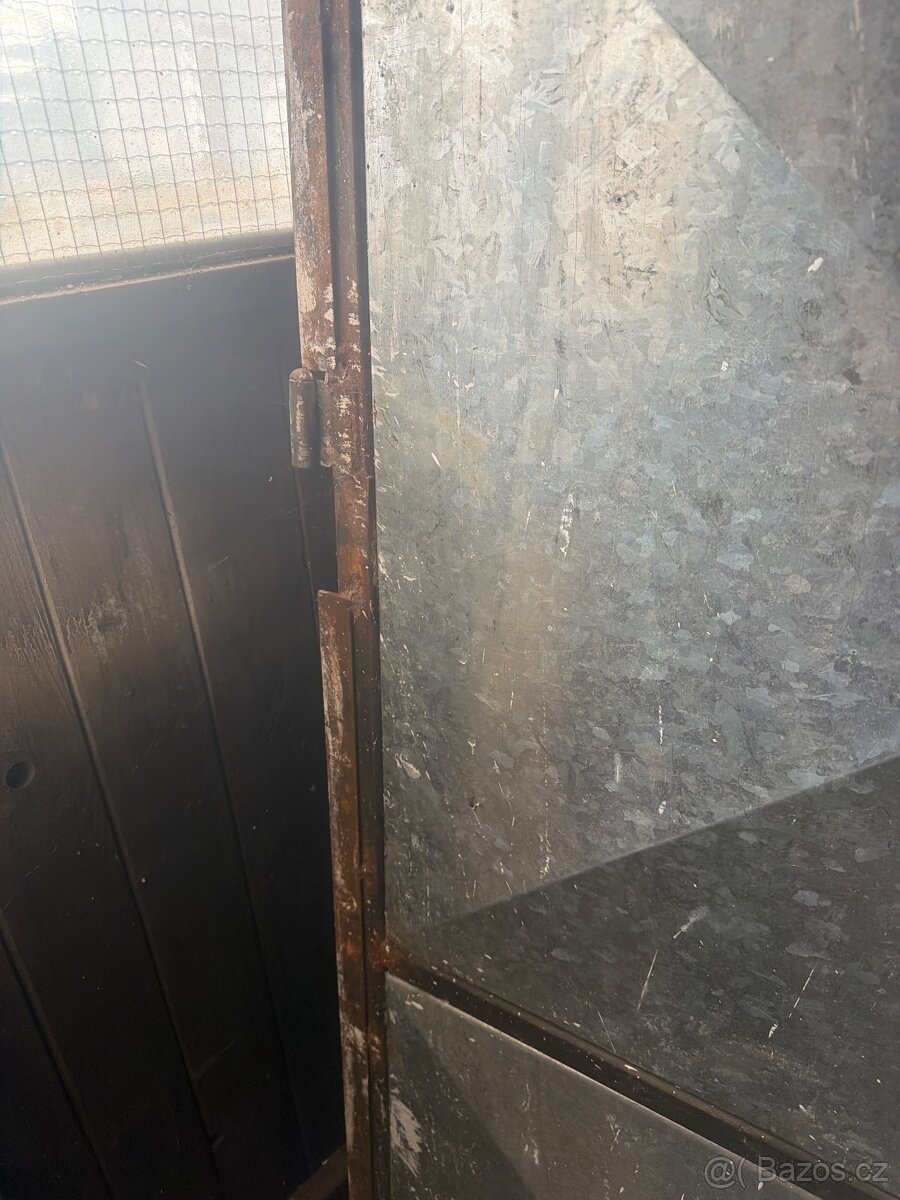 Vrata plechová ,dvojkridlo kovová vrata - 3