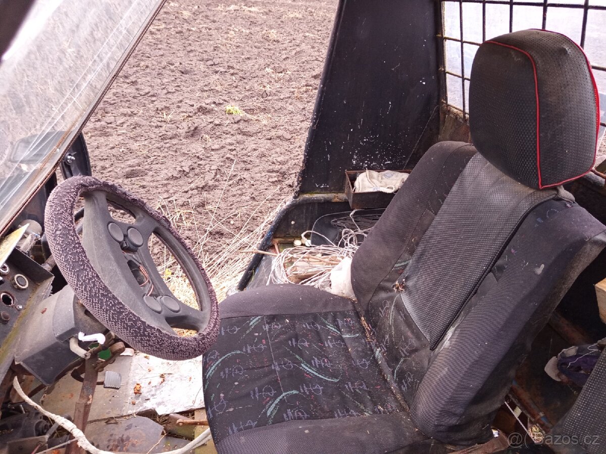 Traktůrek domácí výroby, motor 1,3 benzín - 3