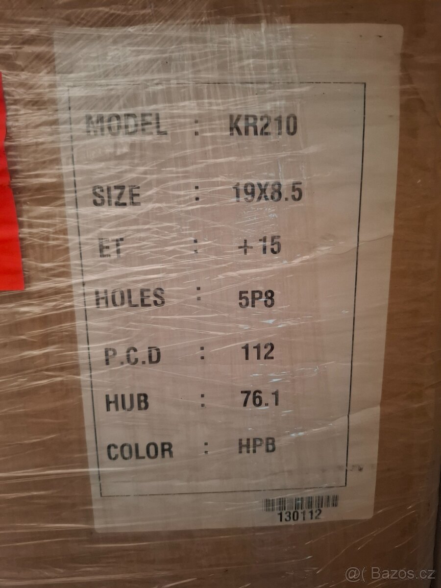 Prodám nové ALu kola 19 - 3