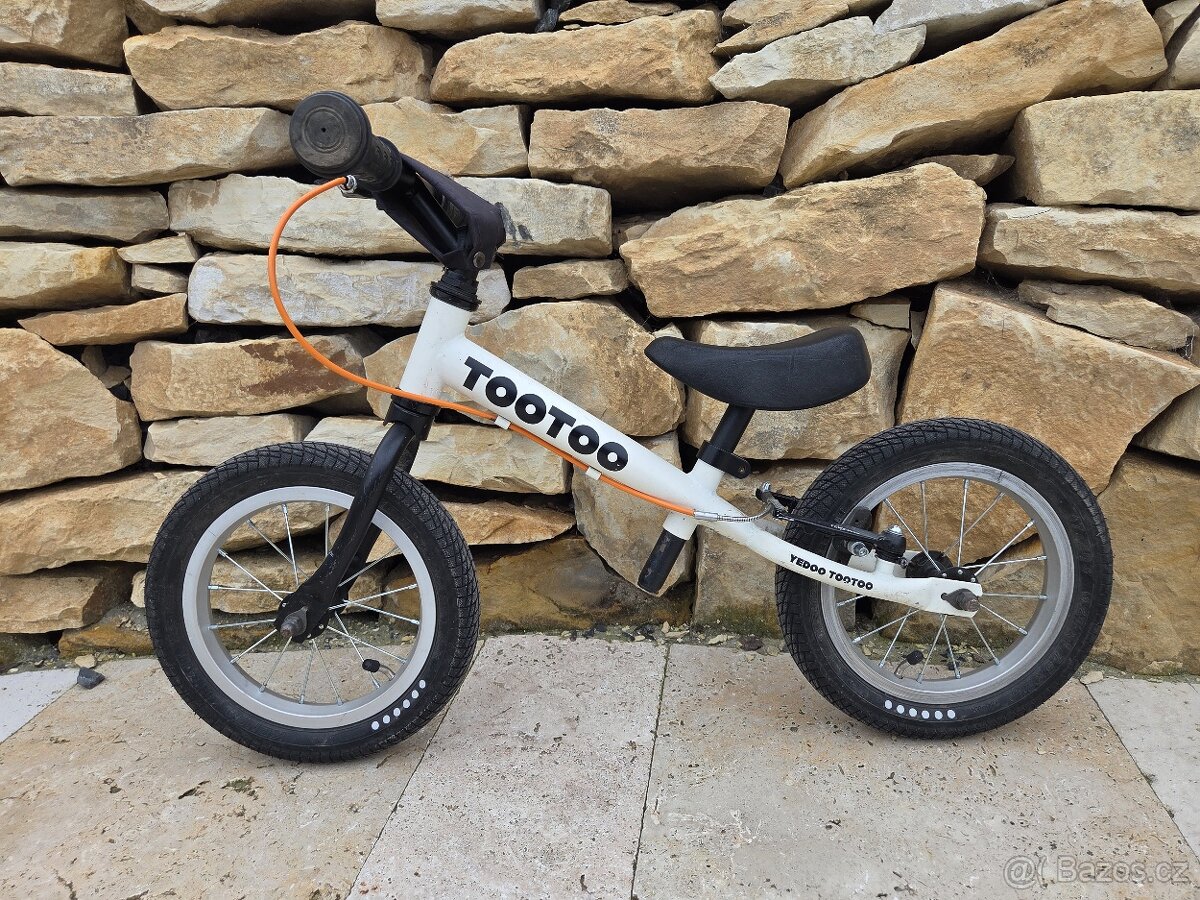 Yedoo TooToo – dětské odrážedlo 12", bílé - 3