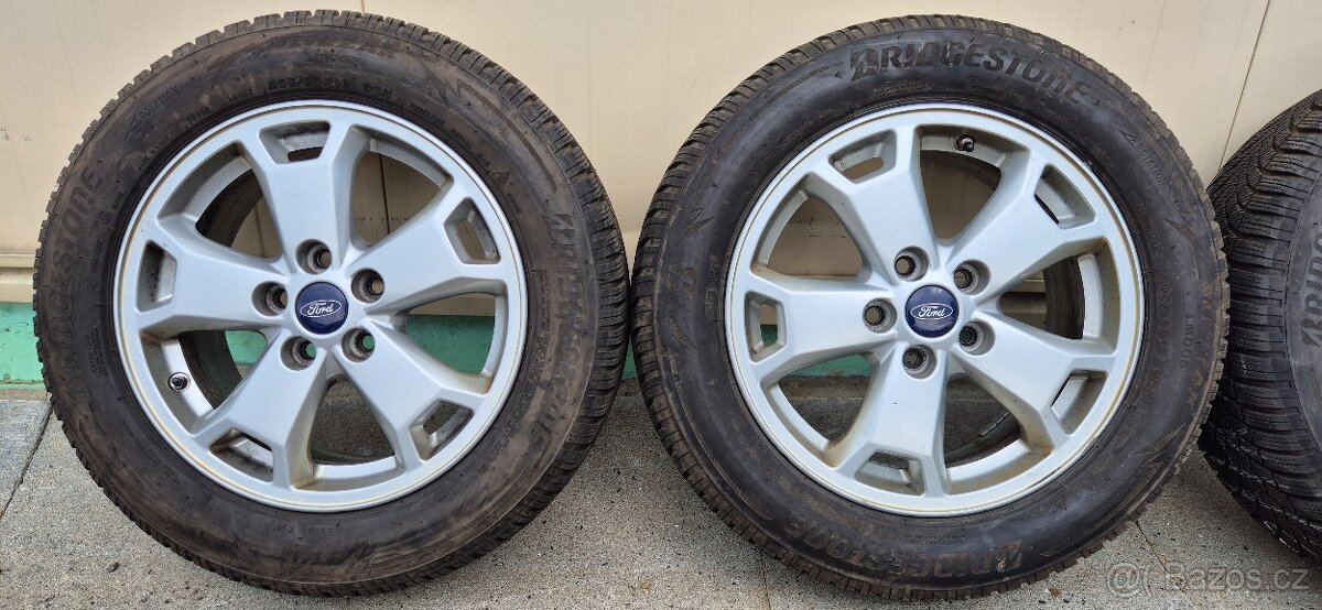Alu kola originál Ford 5x108 6,5x16 ET50 205/60r16 zimní - 3