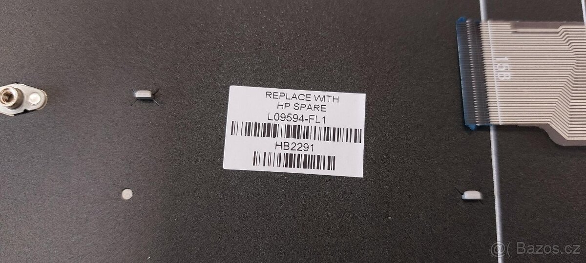 Originální klávesnice HP CZ/SK - L09594-FL1 - 2ks - 3