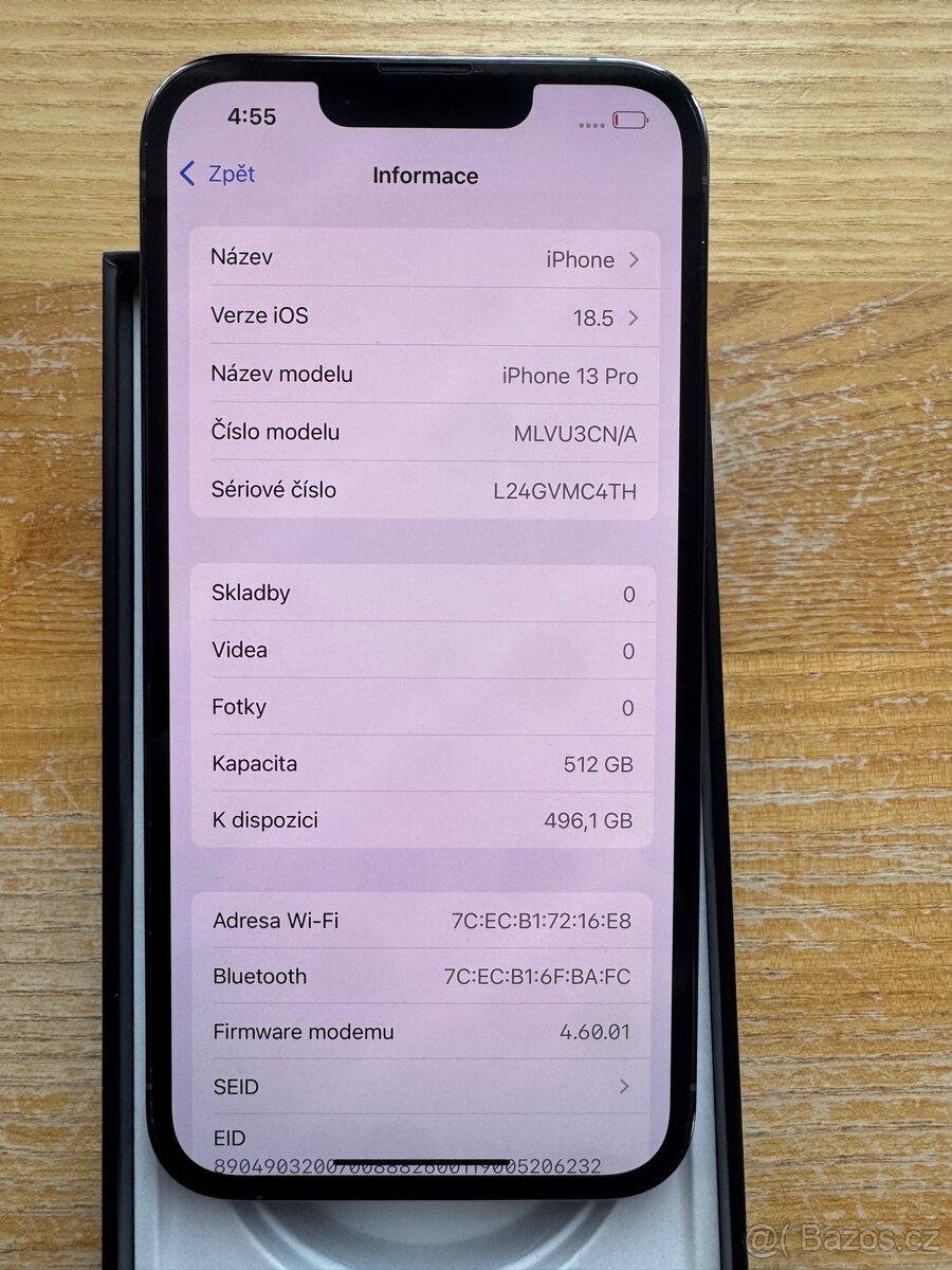 iPhone 13 pro, 512 GB, 86% baterie, stav jako nový - 3