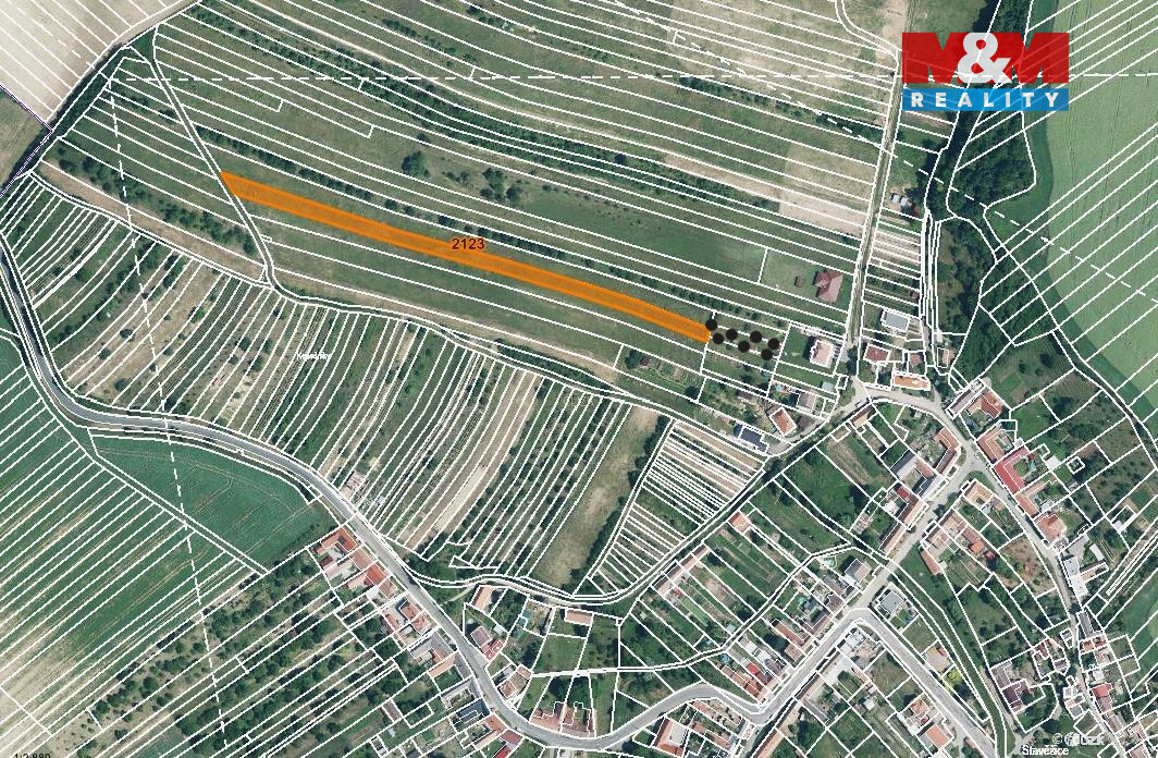 Prodej pole, 616 m², Stavěšice - 3