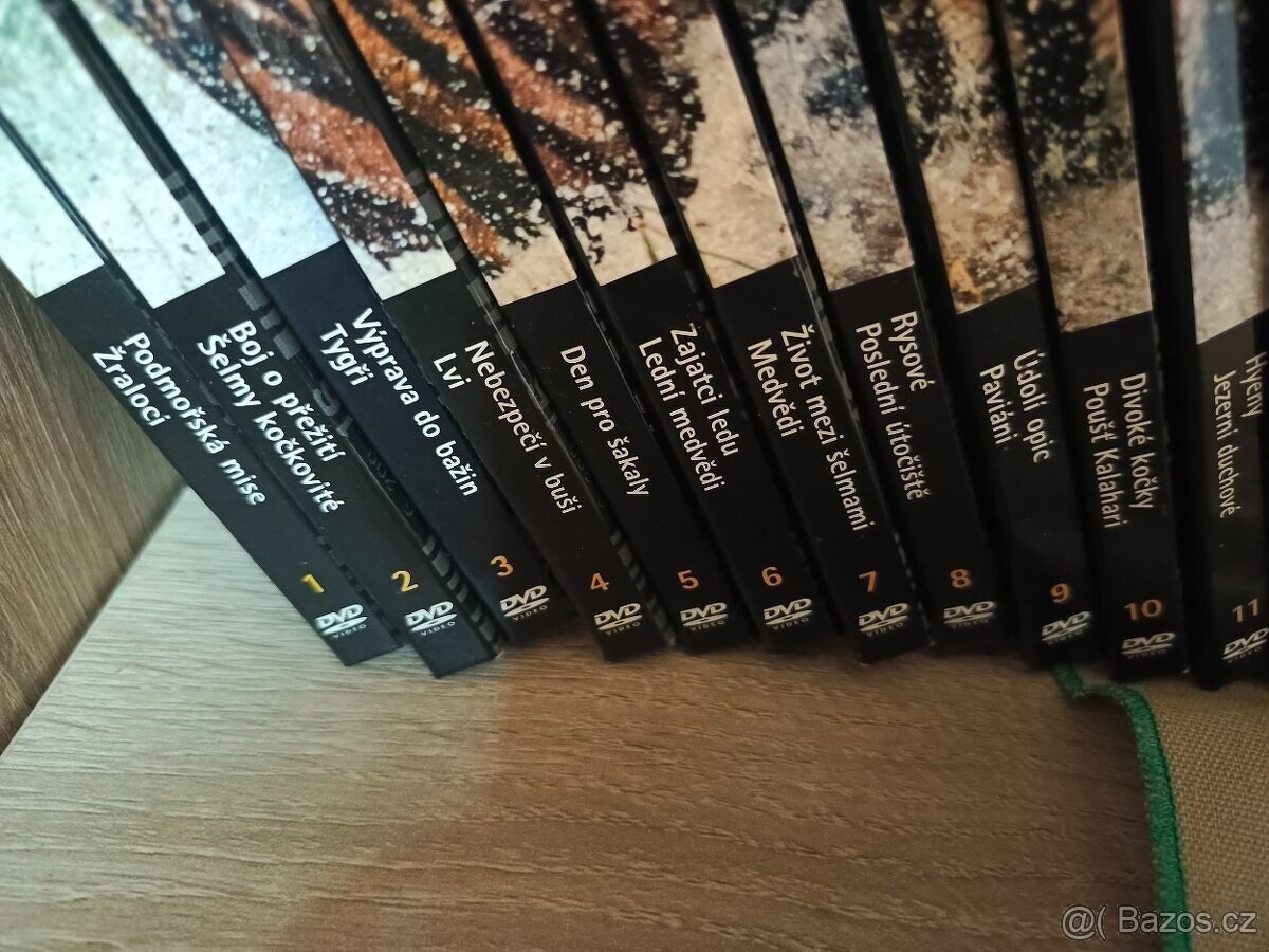 30 kusů originál DVD z edice Natural Killers-predátoři z blí - 3