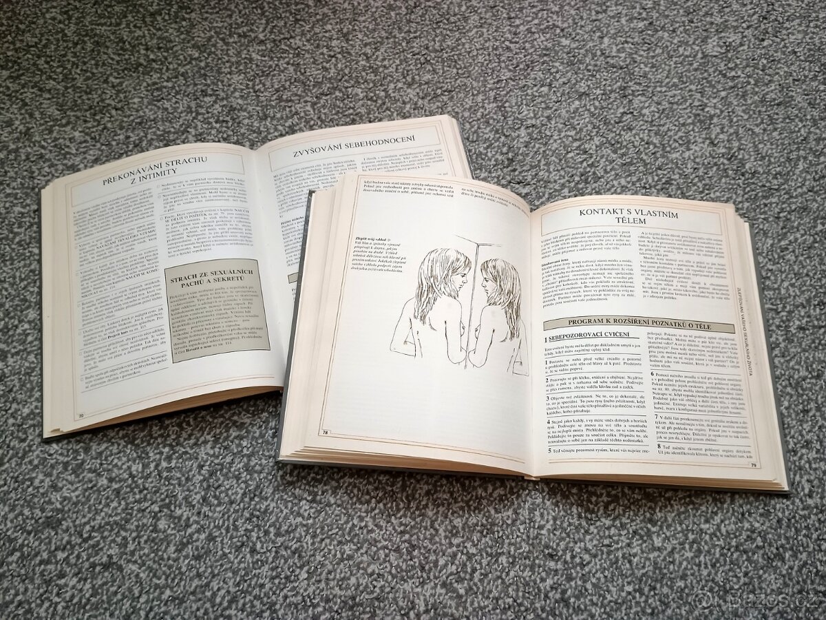 Dvě knihy intimní téma, praktická příručka, 1991 - 3