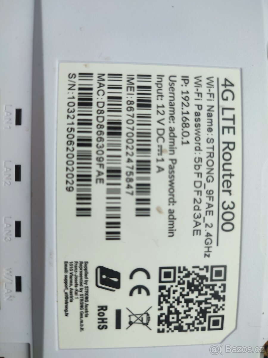Prodám 4G LTE Router 300 STRONG - 3