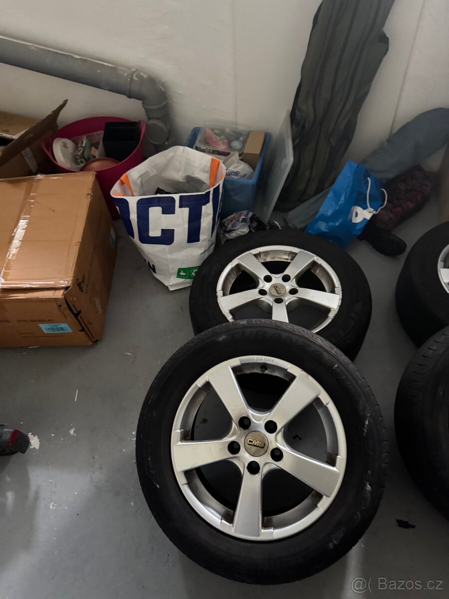 Prodám alu kola CMS r16 225/55 - 3