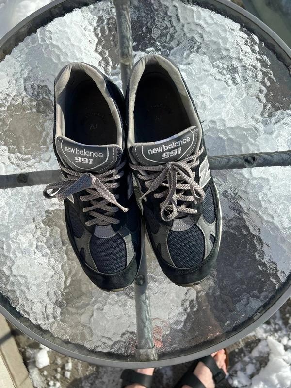 New Balance 992 Navy Made in England UK - 3