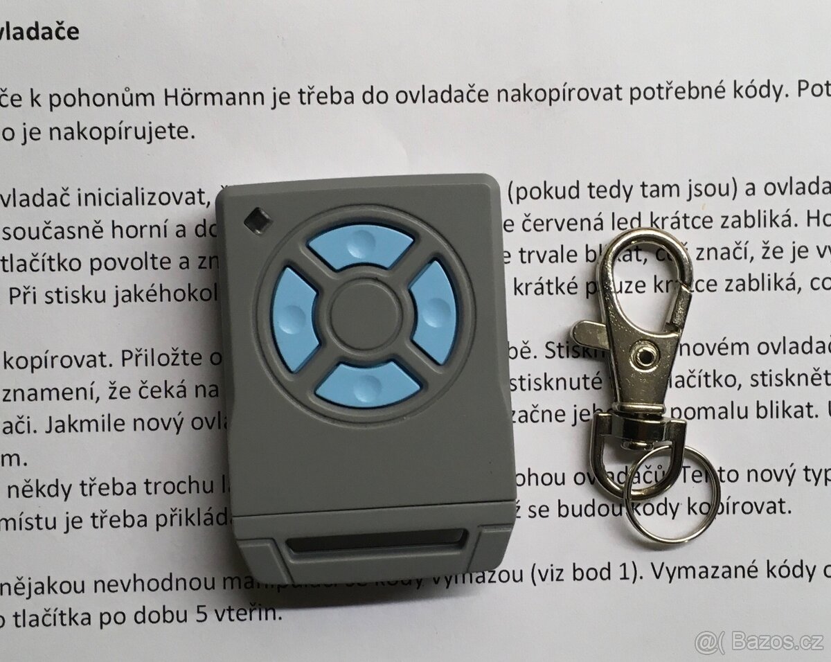 Dálkový ovladač náhrada Hörmann - 3