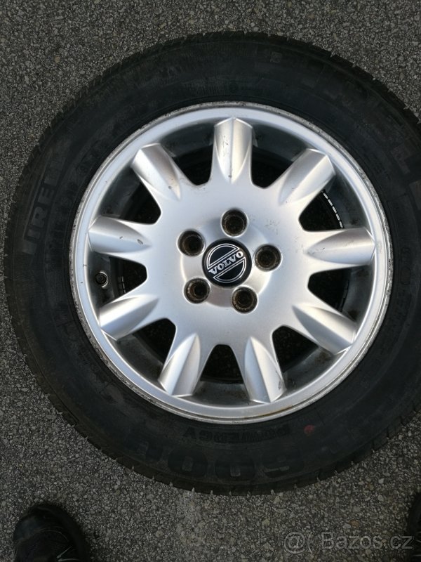 VOLVO rezervy-alu,plechové disky,dojezdová kola - 3