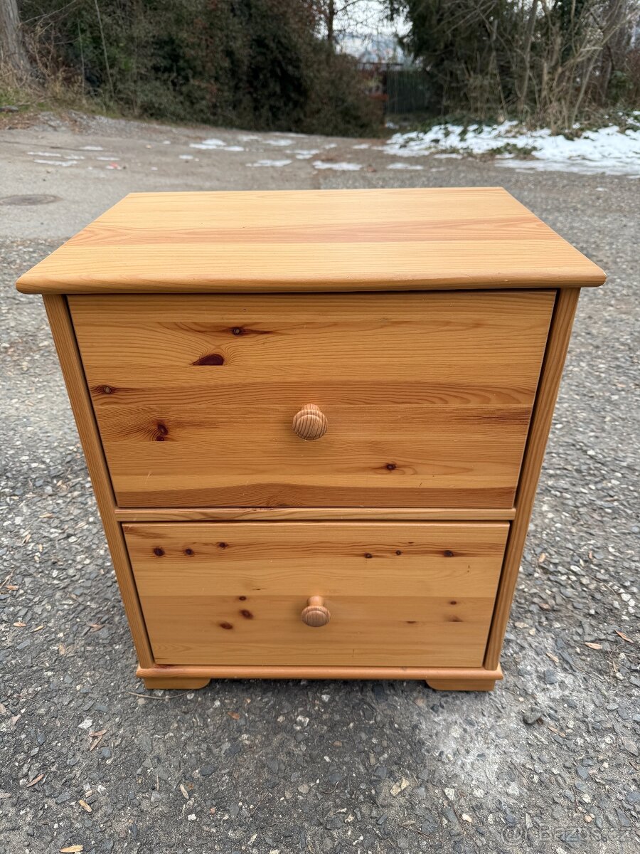 2ks- noční stolek IKEA Hurdal - 3