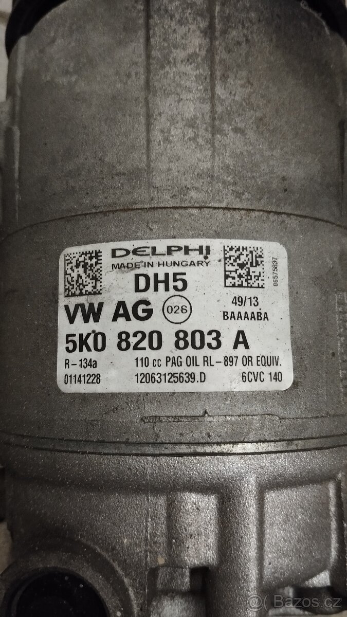 Klima kompresor pro vozidla VW, nutný repas - 3
