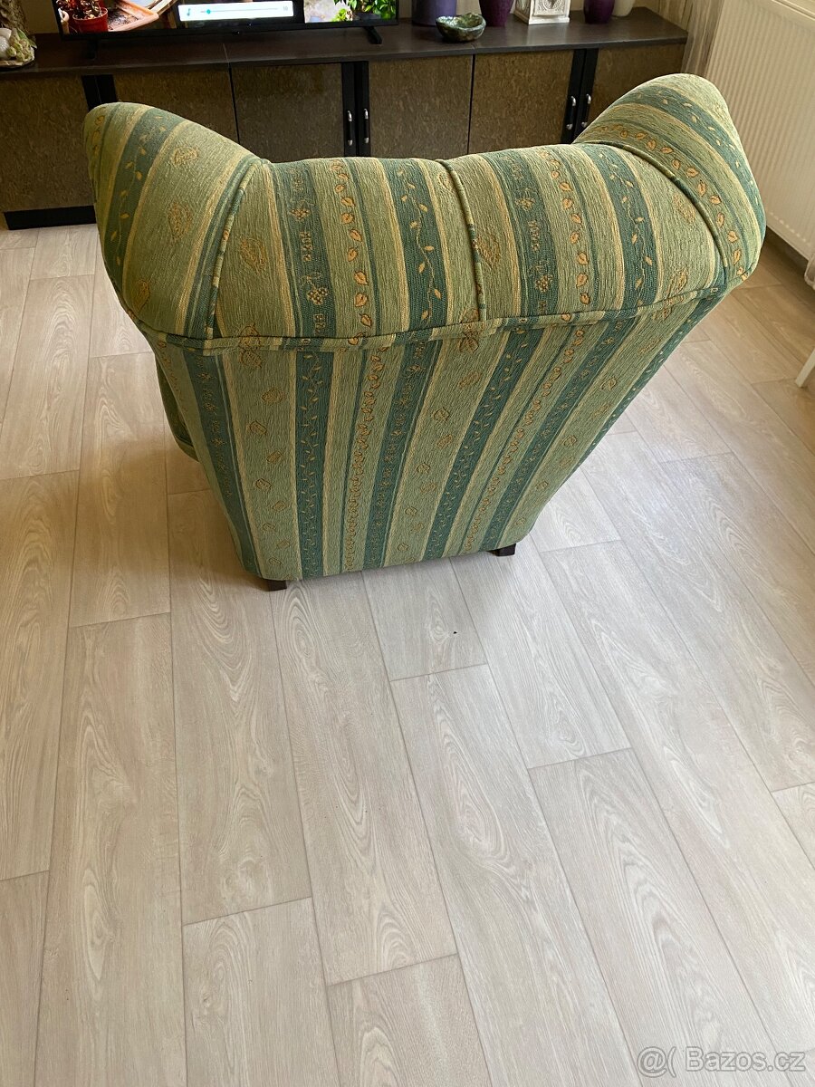 Křeslo + podnožka - 3