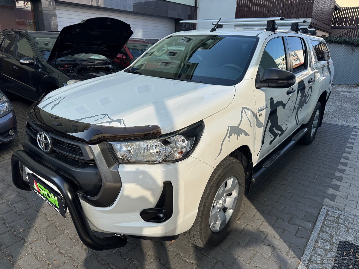 Toyota Hilux 2,4 D-4D,ČR,4x4,serv.kn,2xkola,záruka