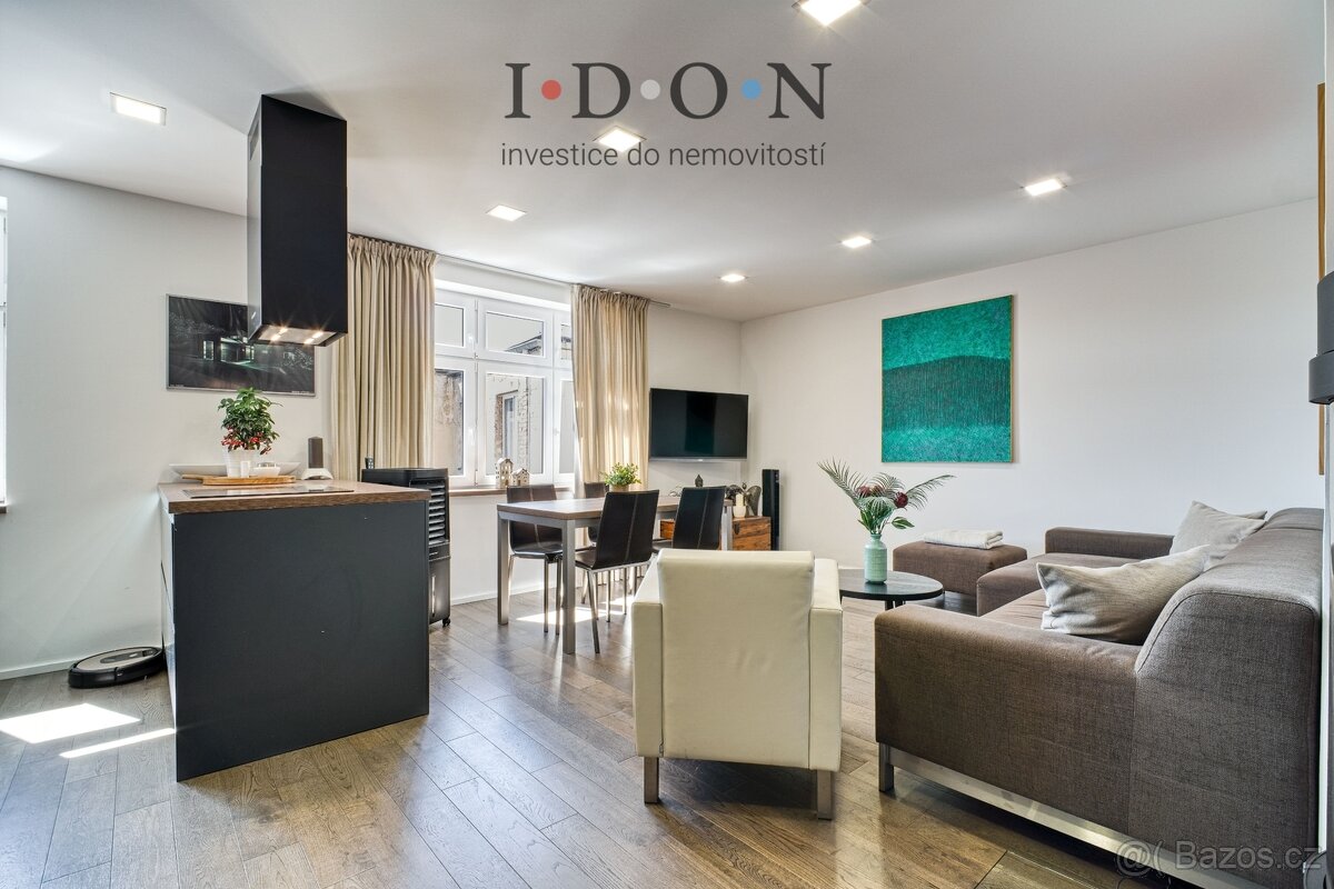 Luxusní byt 3+kk, celková plocha 75m2, osobní vlastnictví, t - 3