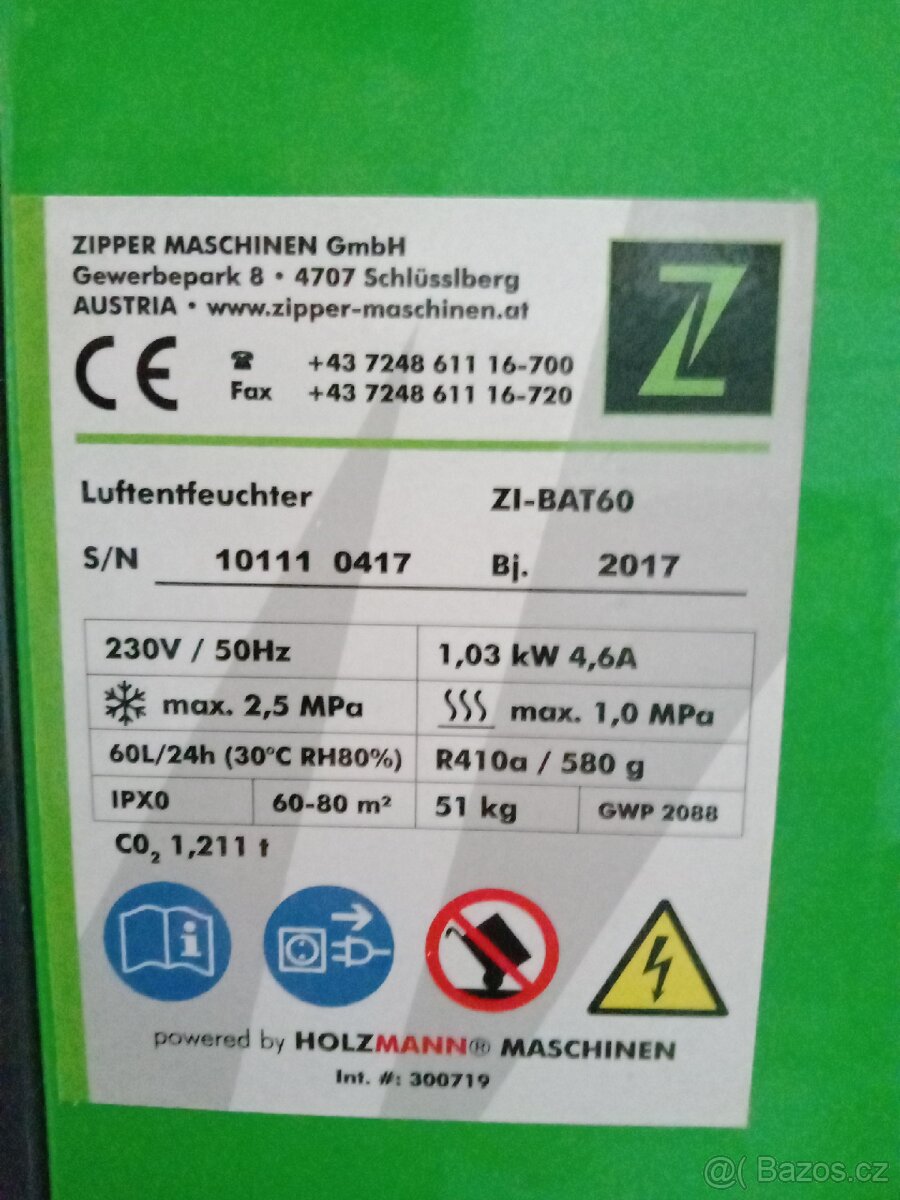 Odvlhčovač/vysoušeč PRONÁJEM - 3