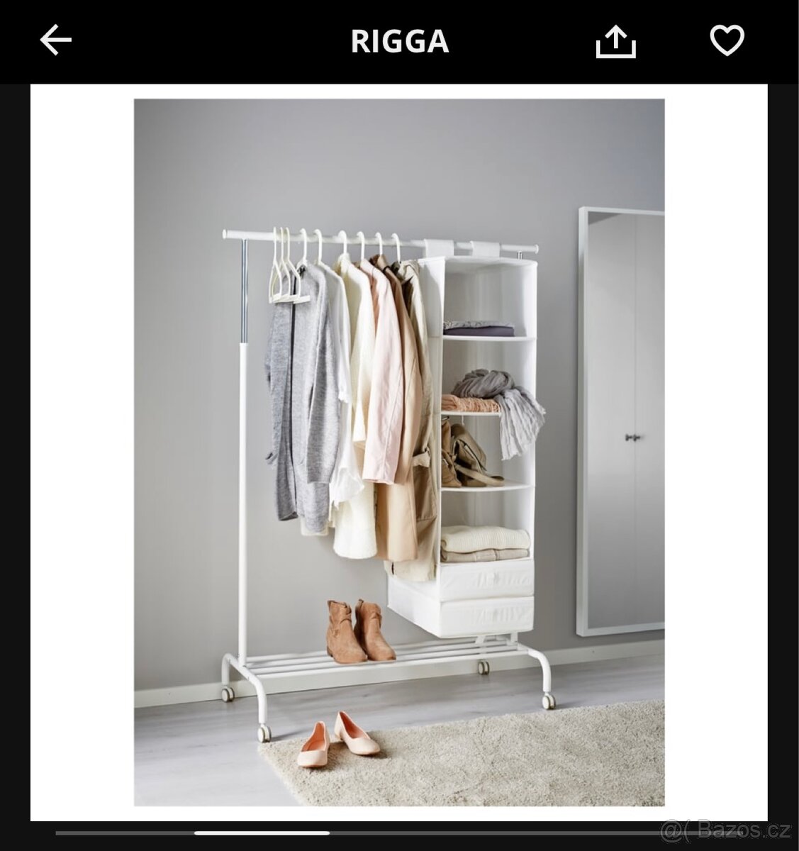 Šatní stojan/štendr na oblečení IKEA - 3