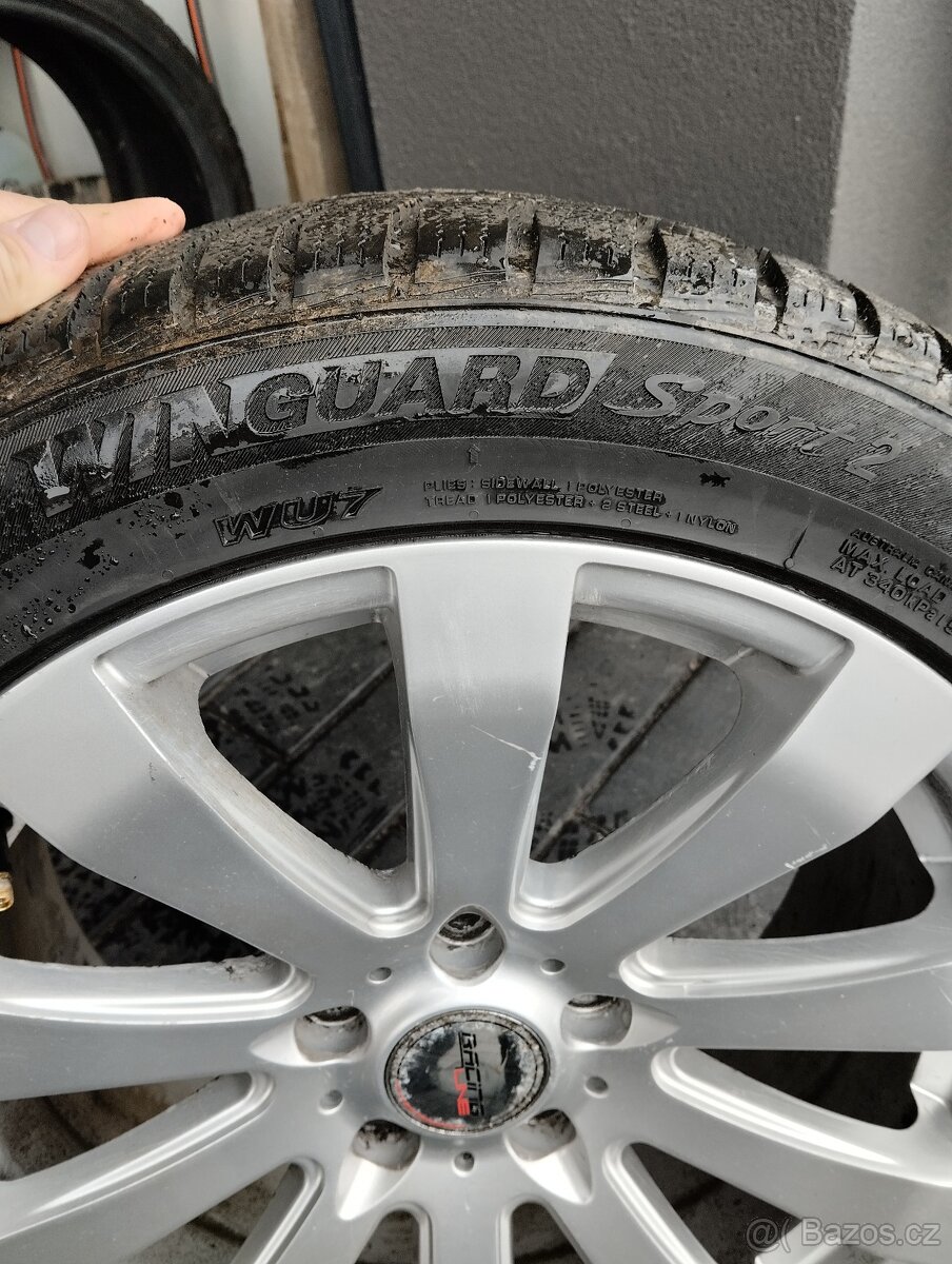 Alu kola 5x112 R17, celoroční pneu - 3