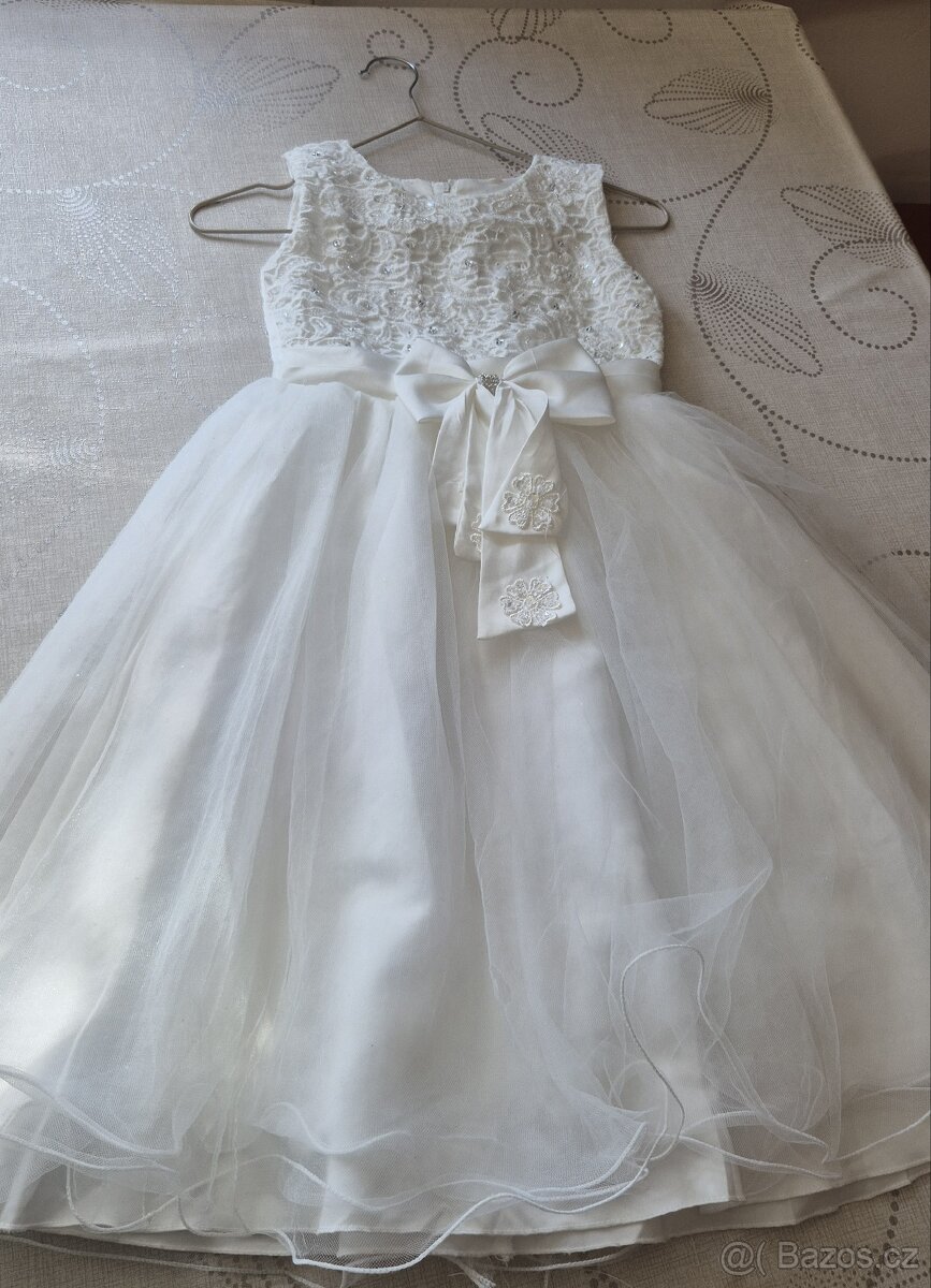 Dívčí slavnostní šaty vel. 10 let - 3