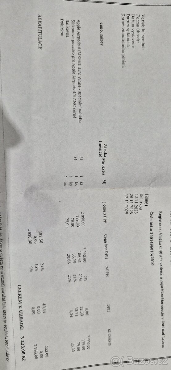 Sluchátka Apple Airpods 4 - 3