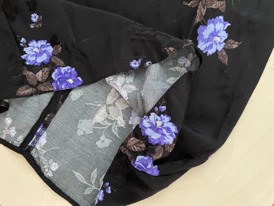 Nové šaty s fialovými kvítky, vel S, ale menší cca XS i XXS, - 3