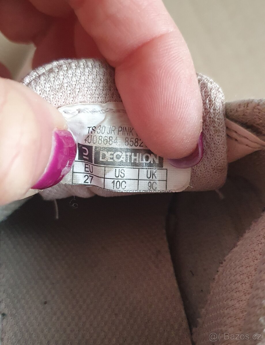 Dívčí tenisky Decathlon, vel. 27 - 3